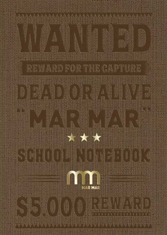 NOTEBOOK A5 60 DE FILE WANTED DICTANDO