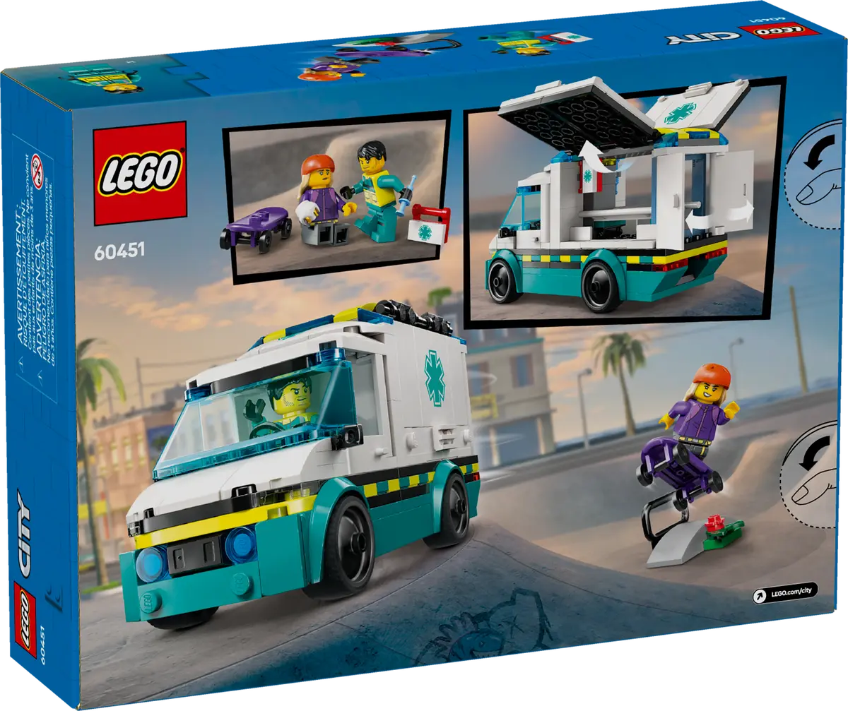 LEGO CITY AMBULANTA DE URGENTE 60451