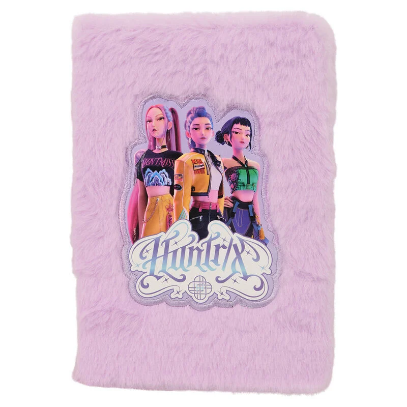 BLOC NOTES PUFOS A5 80 DE PAGINI K-POP DEMON HUNTERS STATIONERY ROZ