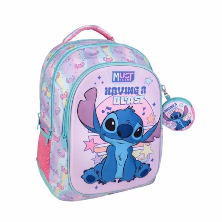 GHIOZDAN CU 3 COMPARTIMENTE LILO & STITCH HAVING A BLAST 32 x 18 x 43 CM