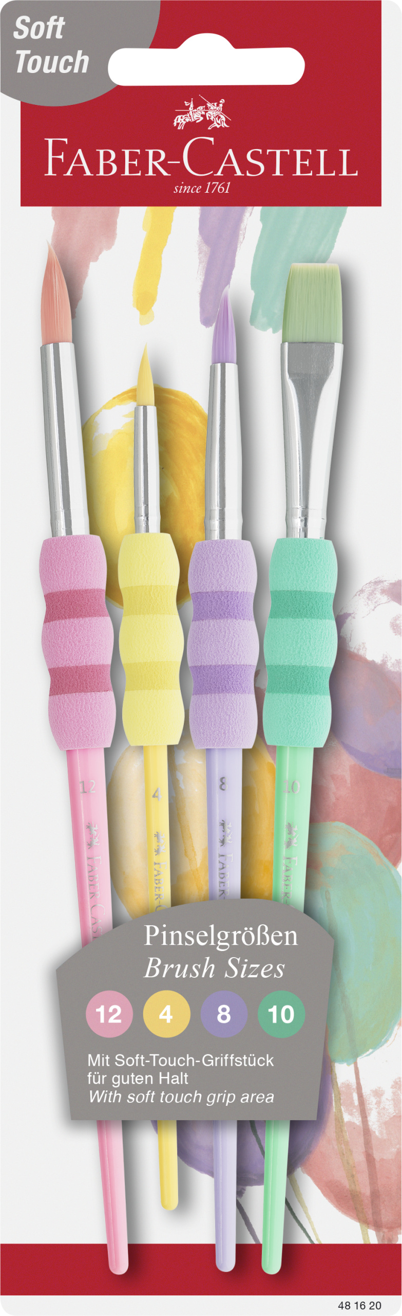 SET PENSULE SOFT TOUCH PASTEL 4 CULORI