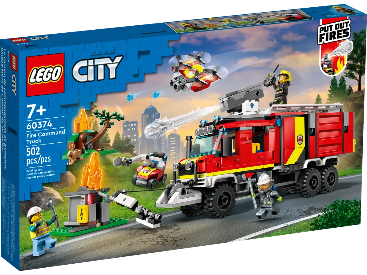 LEGO CITY MASINA UNITATII DE POMPIERI 60374