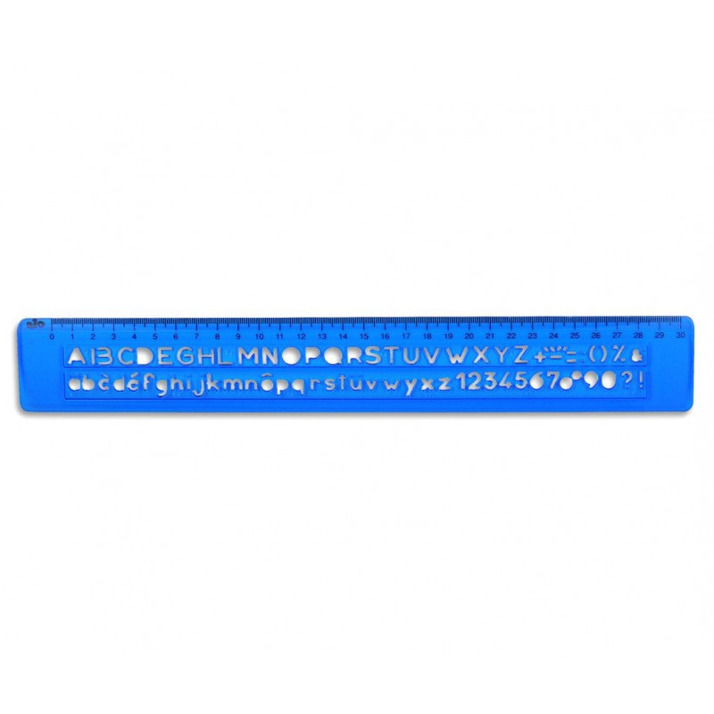 SABLON 30 CM PENTRU LITERE SI CIFRE DREPTE 