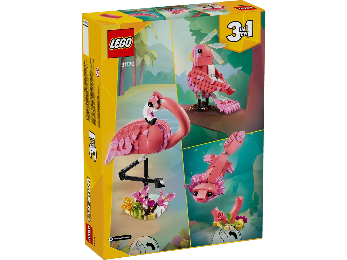LEGO CREATOR ANIMALE SALBATICE FLAMINGO ROZ 31170 