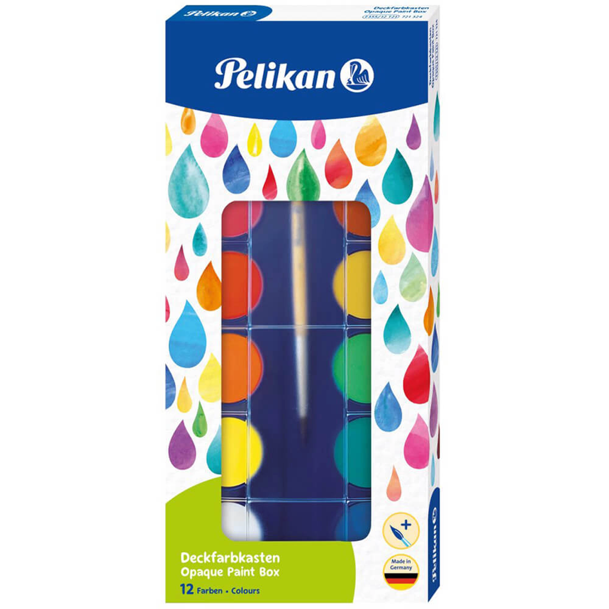 SET ACUARELE CU 12 CULORI PELIKAN
