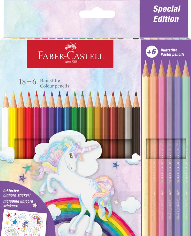 SET 18 + 6 CREIOANE COLORATE UNICORNI