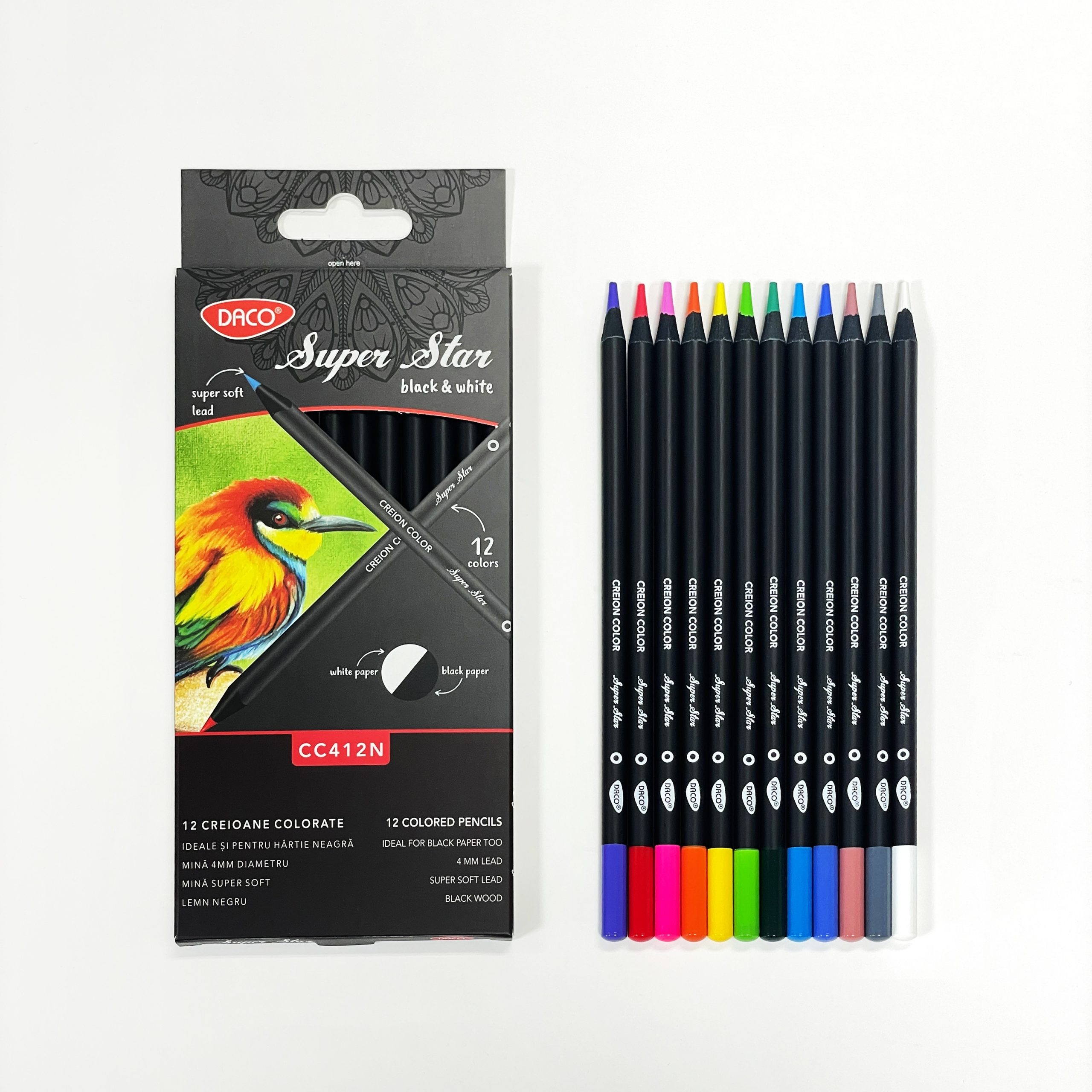 SET 12 CREIOANE COLORATE SUPER STAR 