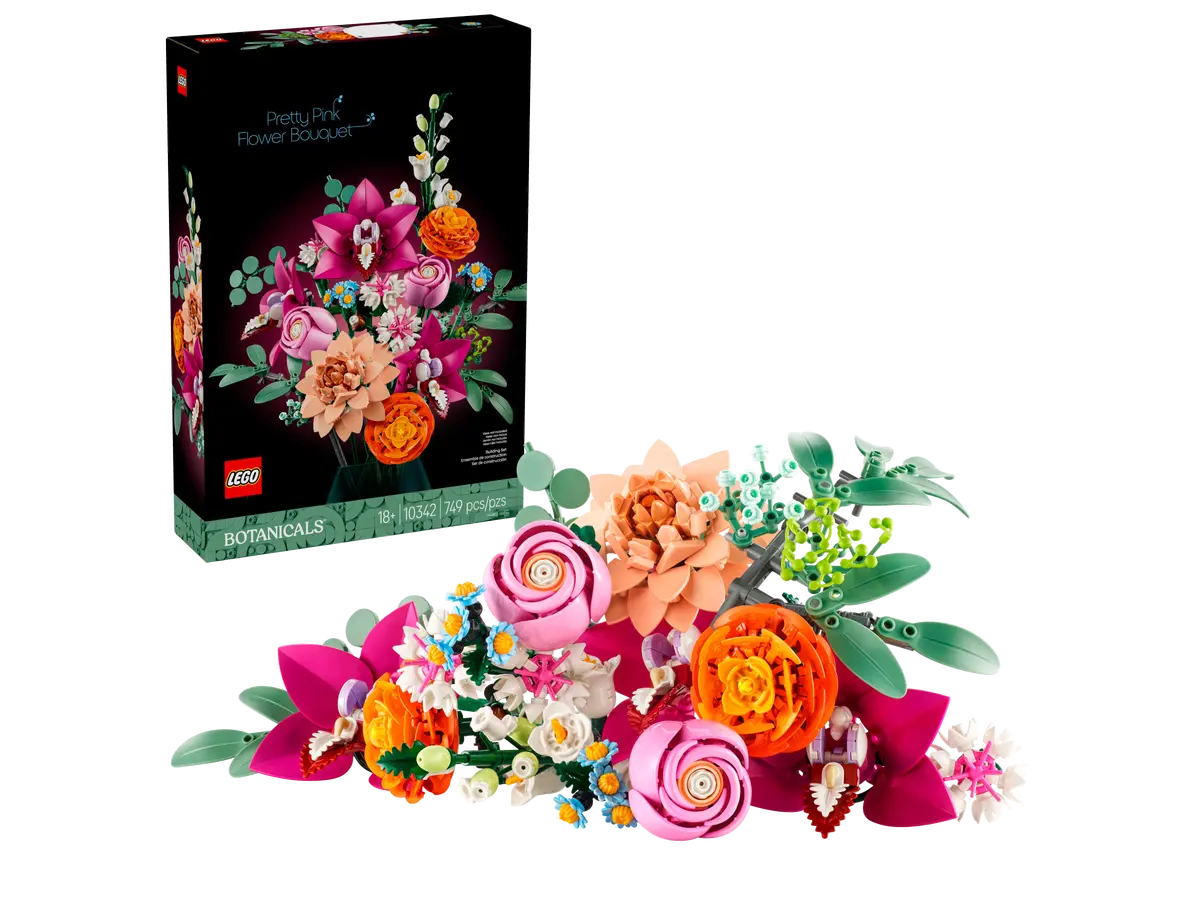 LEGO BOTANICALS BUCHET DE FLORI ROZ 10342