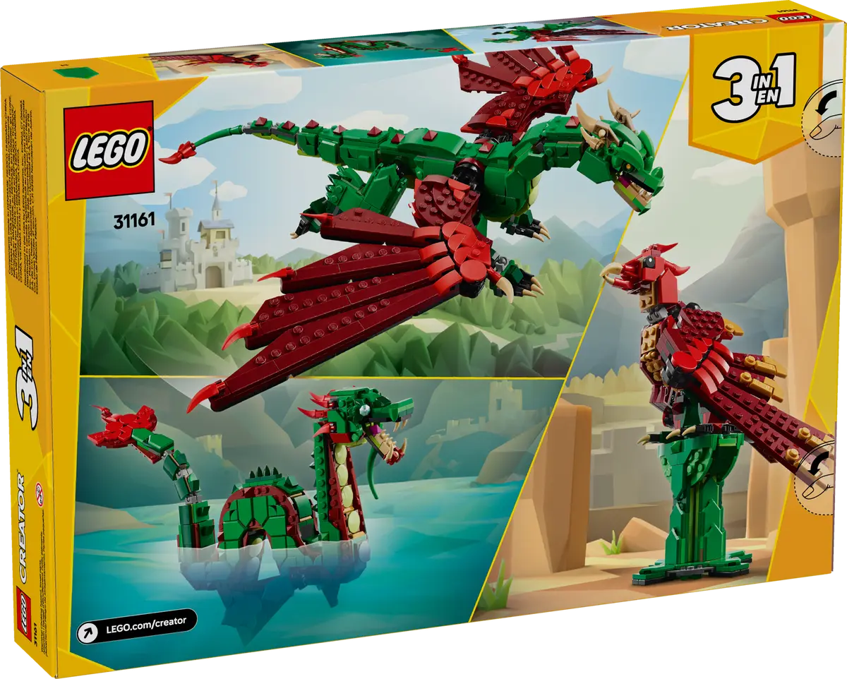 LEGO CREATOR DRAGON MEDIEVAL 31161